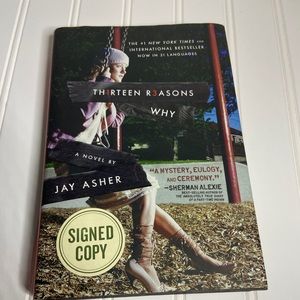 “Thirteen Reasons Why”-Signed Copy Book